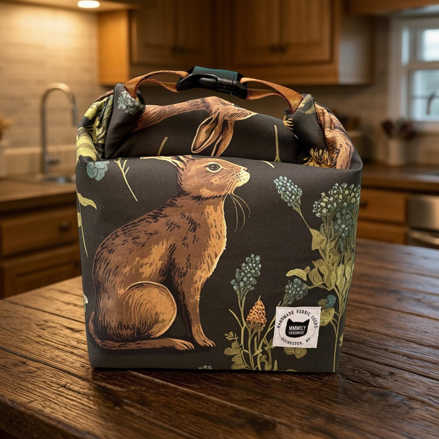 Botanical Rabbit Lunch Bag