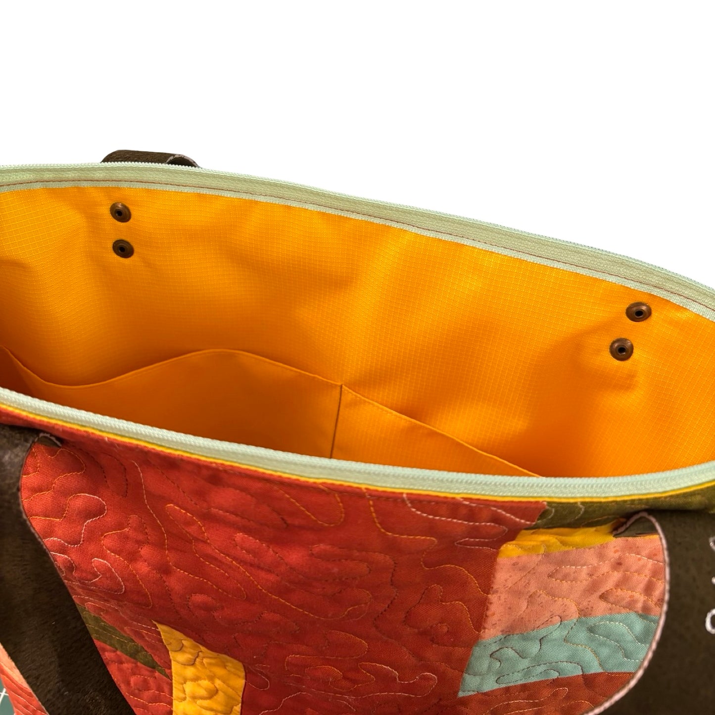 Golden Hour Quilted Tote