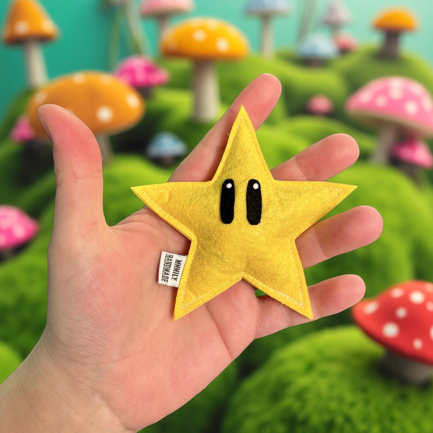 Mario Star Catnip Toy