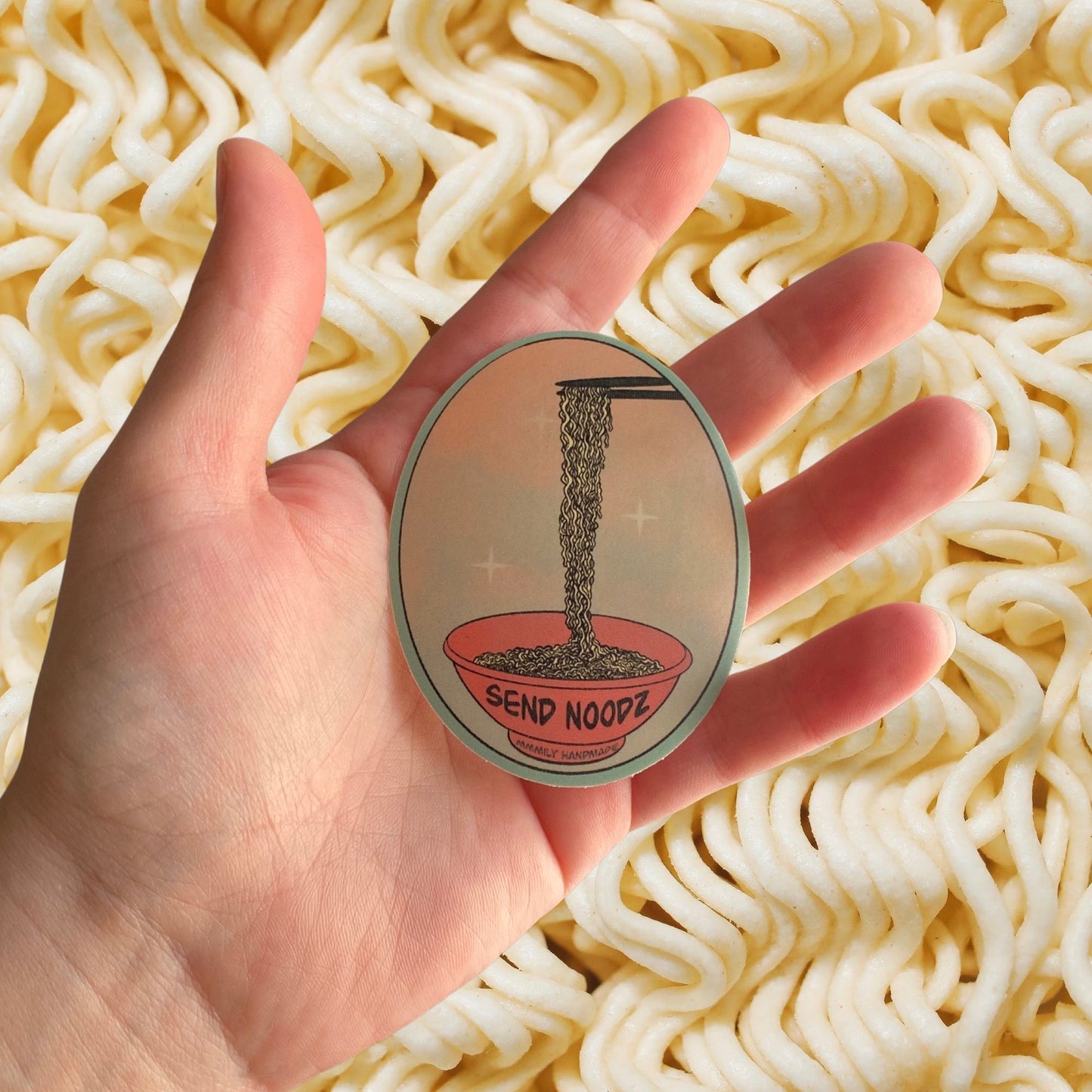 Send Noodz Vinyl Sticker