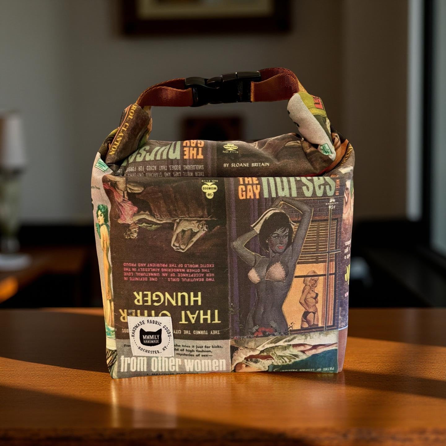 Lesbian Pulp Fiction Lunch Bag