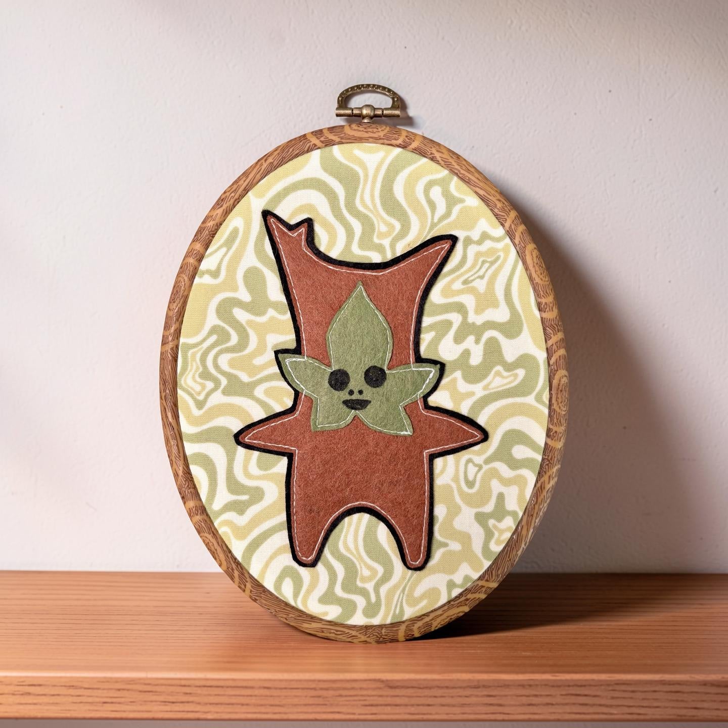"Psychedelic Korok" Hoop Wall Hanging