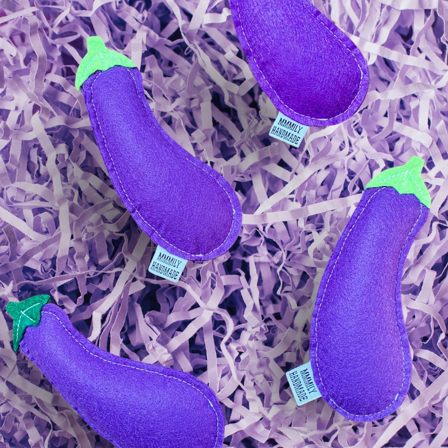 Eggplant Catnip Toy