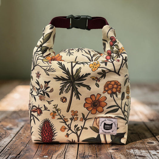 Earthy Botanical Lunch Bag