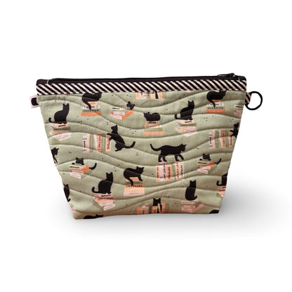 Cats & Books Toiletry Case