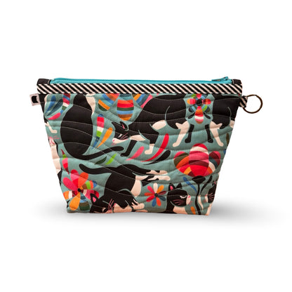 Funky Tuxedo Cats Toiletry Case