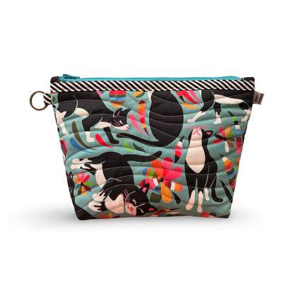 Funky Tuxedo Cats Toiletry Case