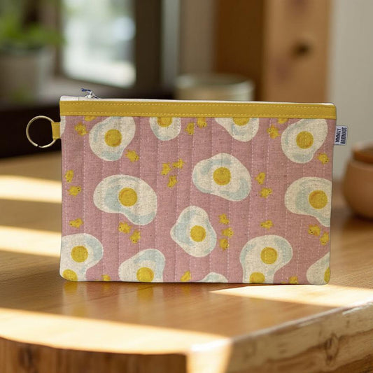 Eggs Quilted Clutch
