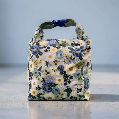 Blue Floral Lunch Bag