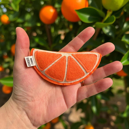 Orange Slice Catnip Toy