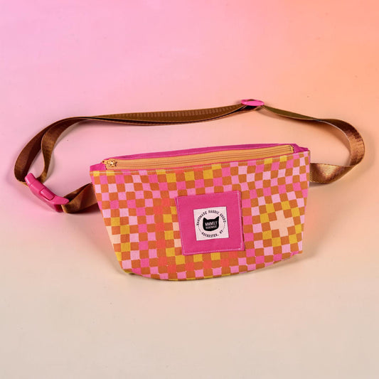 Pink Checkered Fannypack