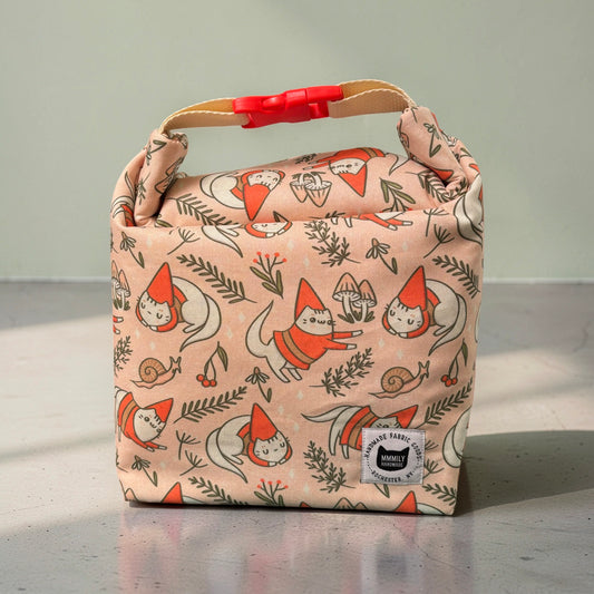 Gnome Cats Lunch Bag