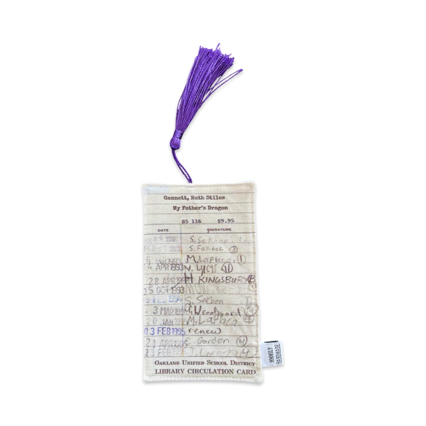 Library Card Bookmarks