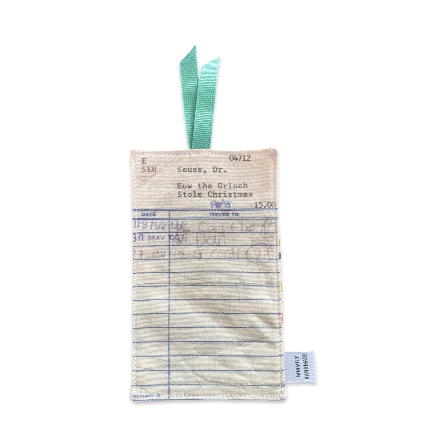 Library Card Bookmarks