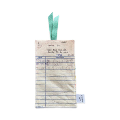 Library Card Bookmarks