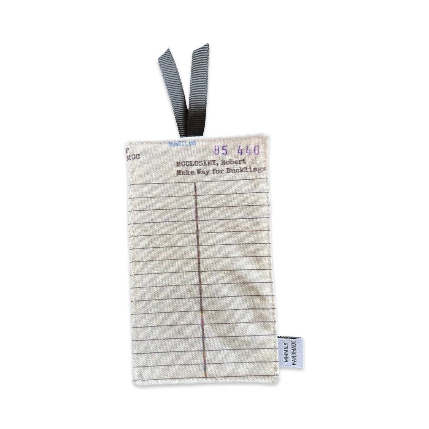 Library Card Bookmarks