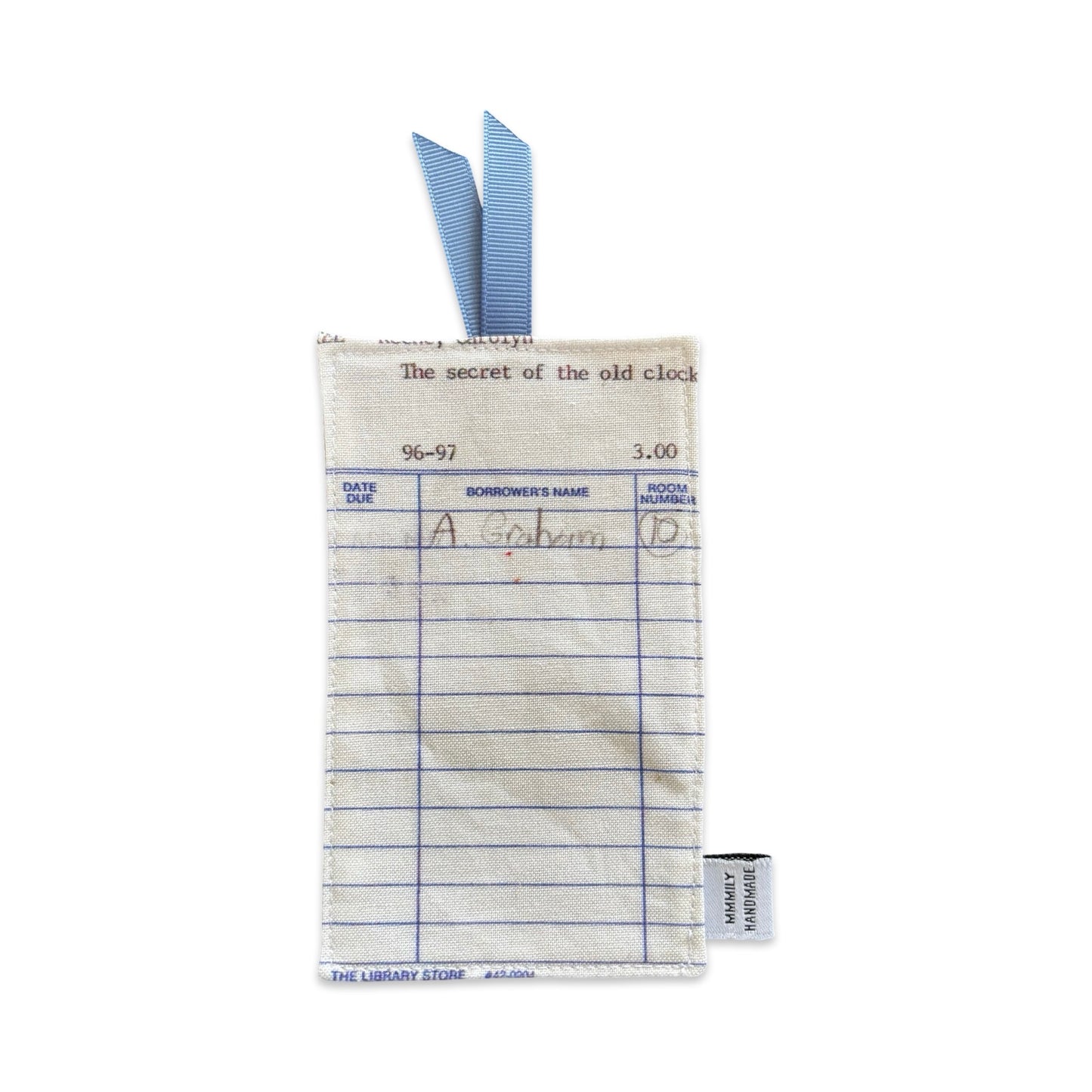 Library Card Bookmarks