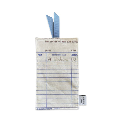 Library Card Bookmarks