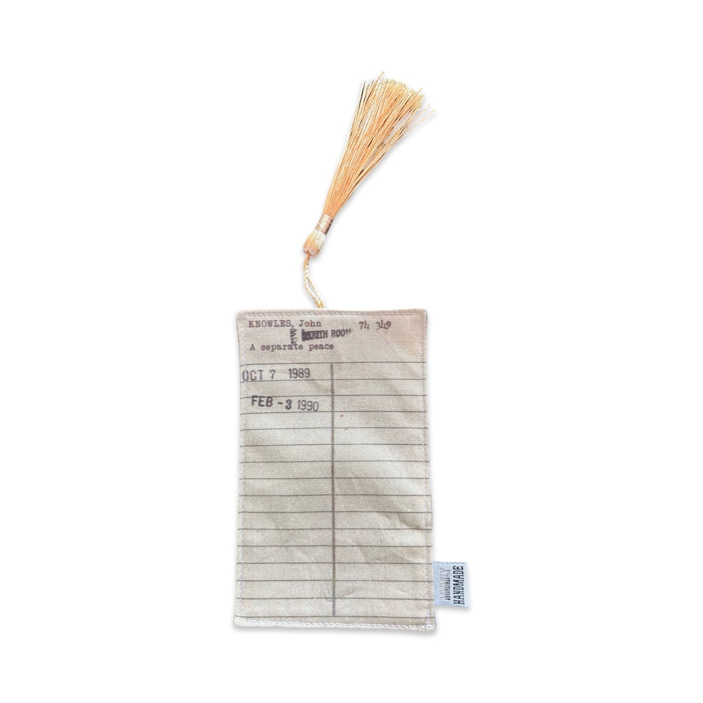Library Card Bookmarks