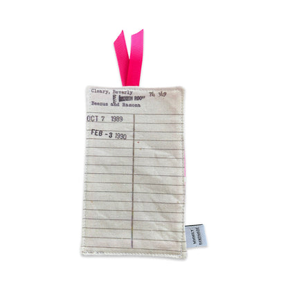 Library Card Bookmarks