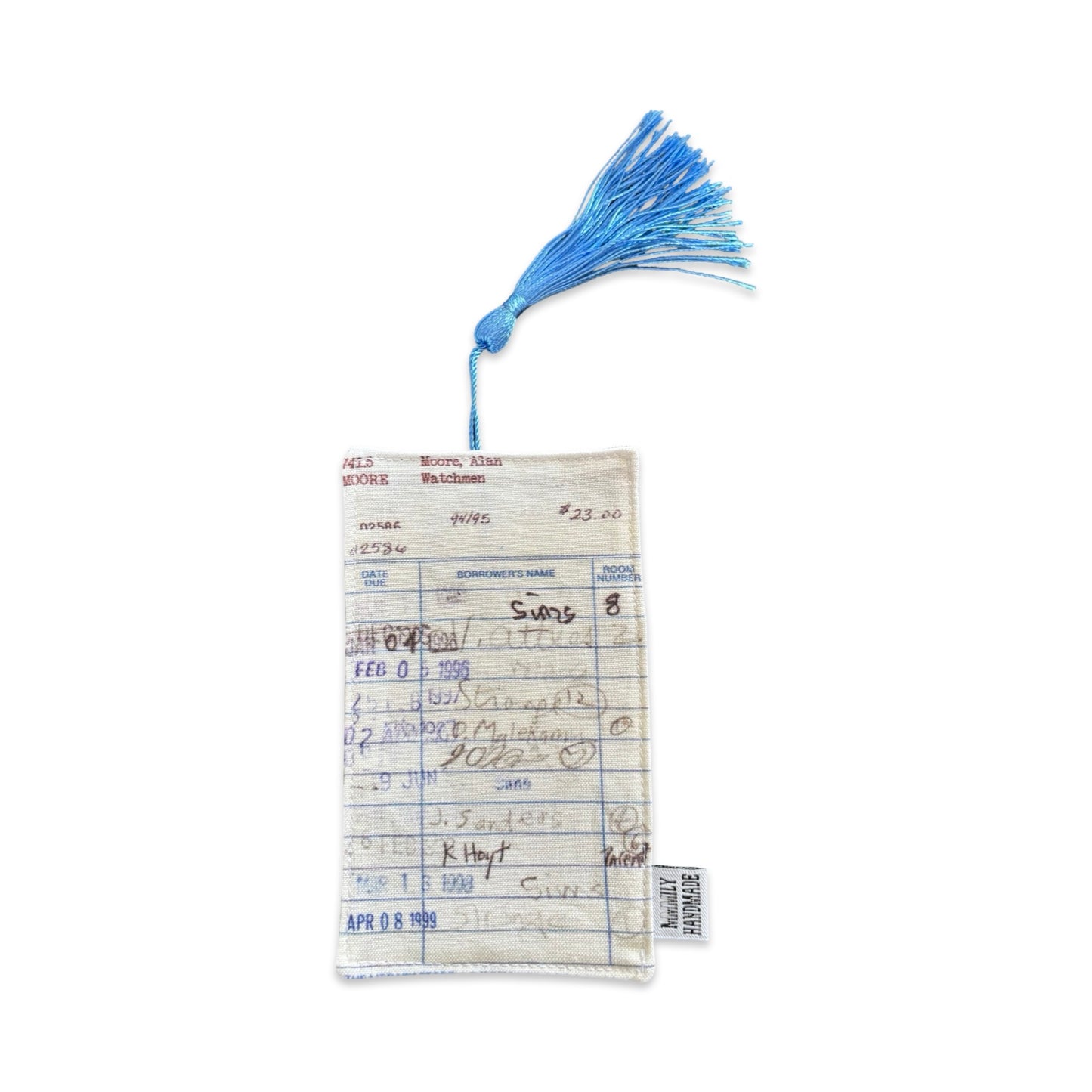 Library Card Bookmarks