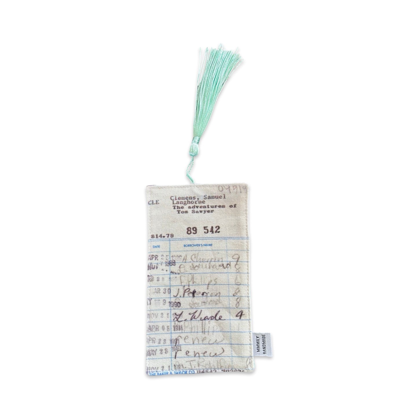 Library Card Bookmarks