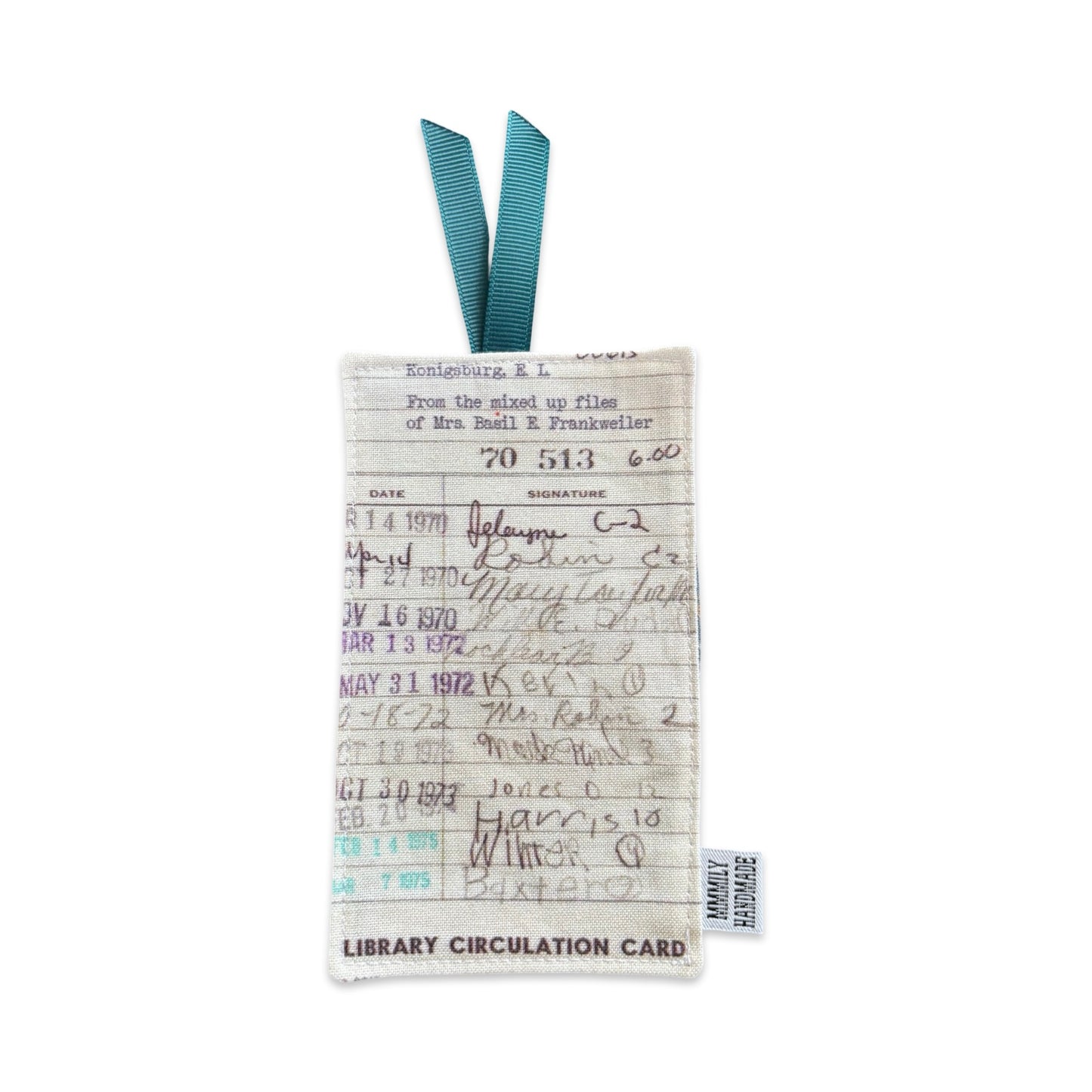 Library Card Bookmarks