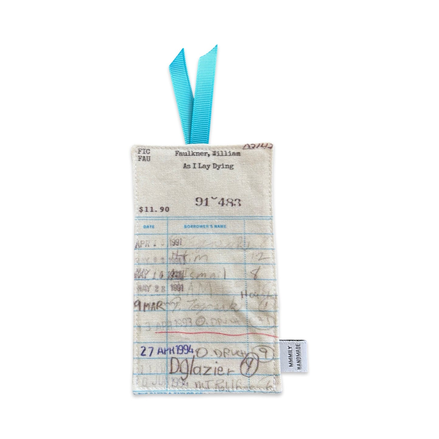 Library Card Bookmarks