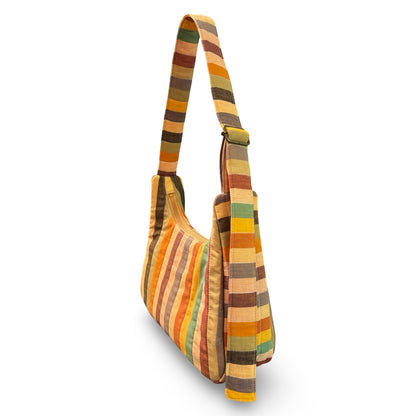 Desert Stripe Crescent Bag