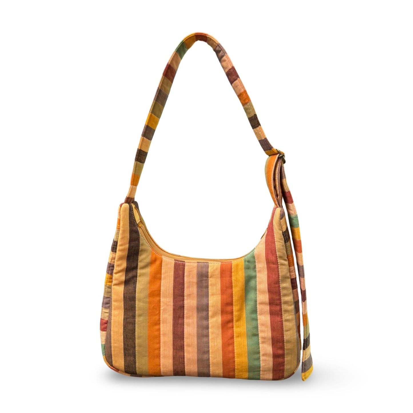 Desert Stripe Crescent Bag
