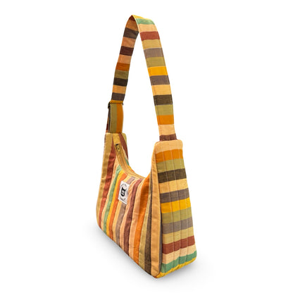 Desert Stripe Crescent Bag
