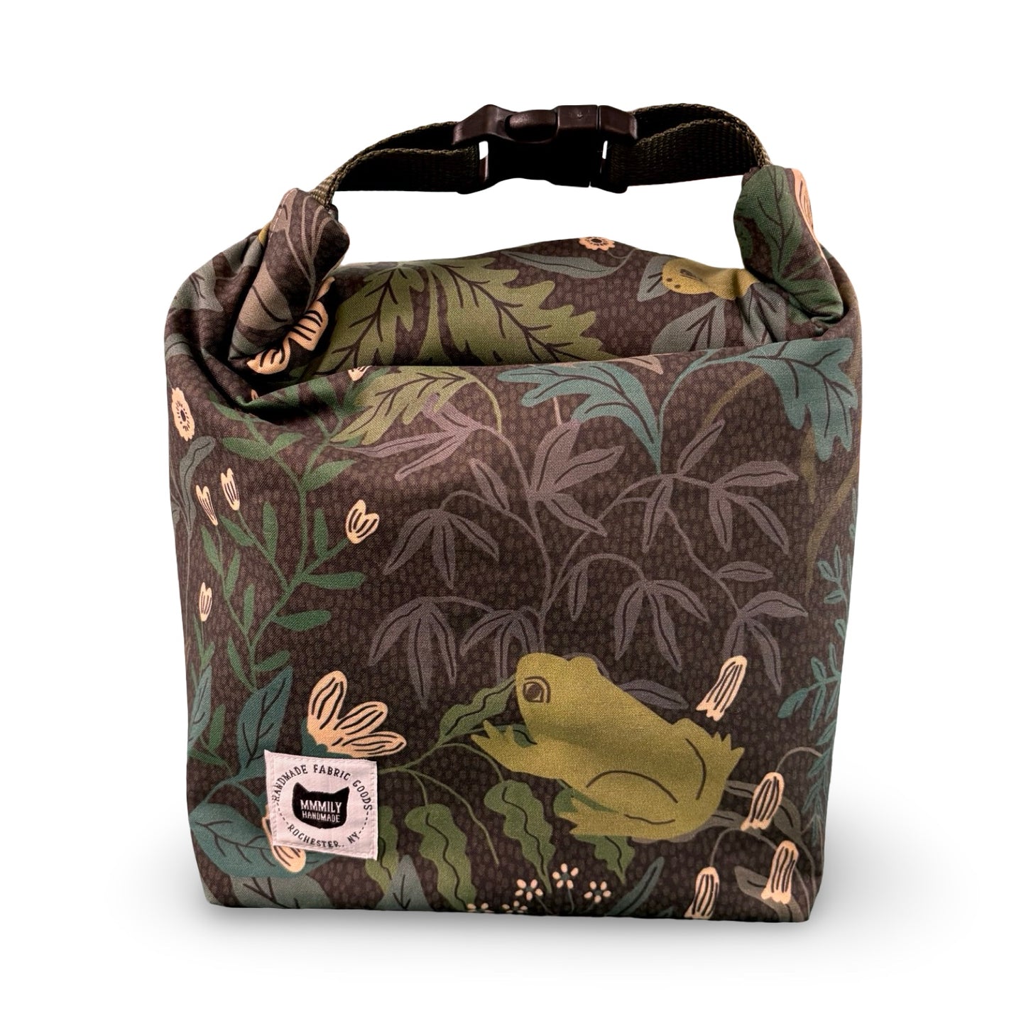 Floral Frog Lunch Bag