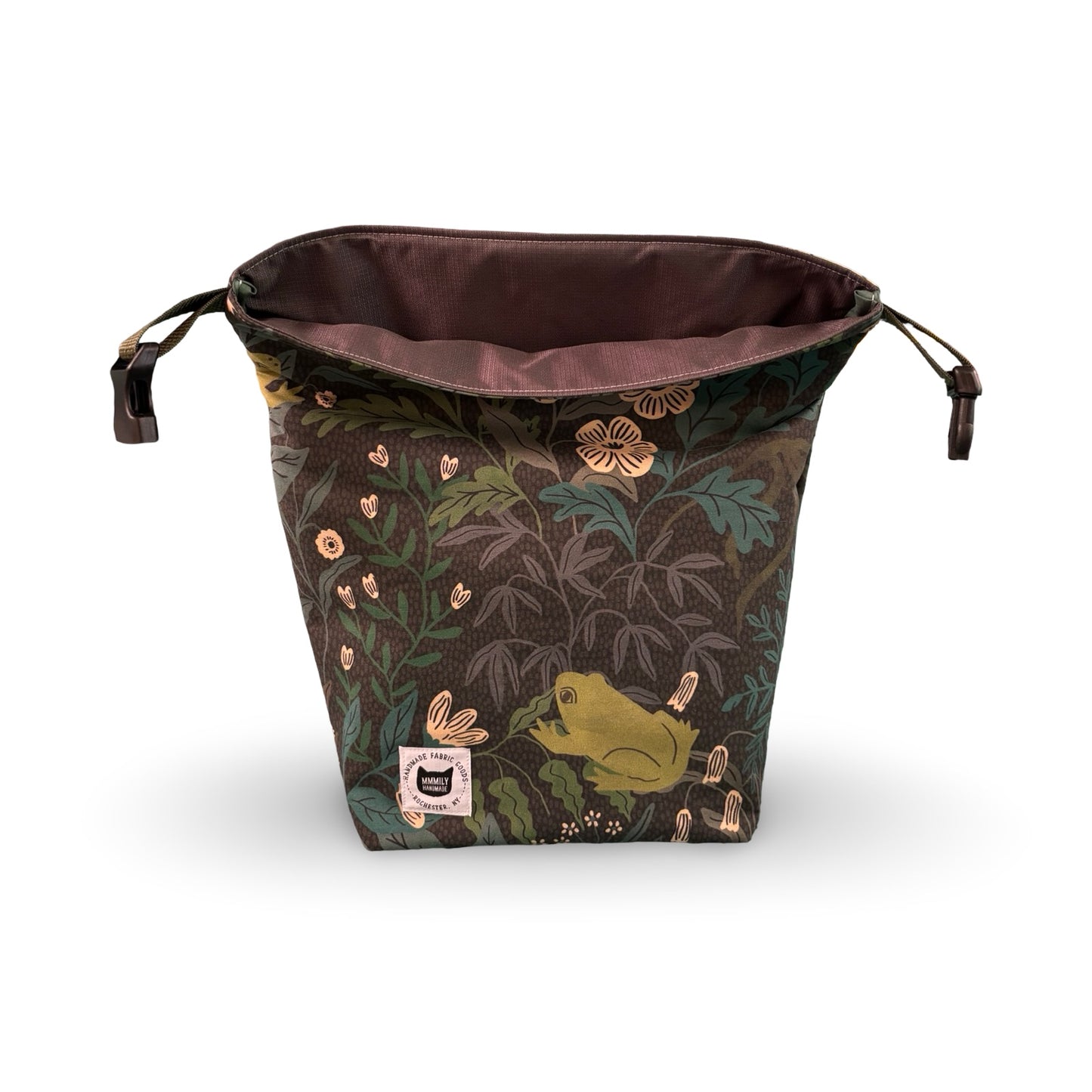 Floral Frog Lunch Bag