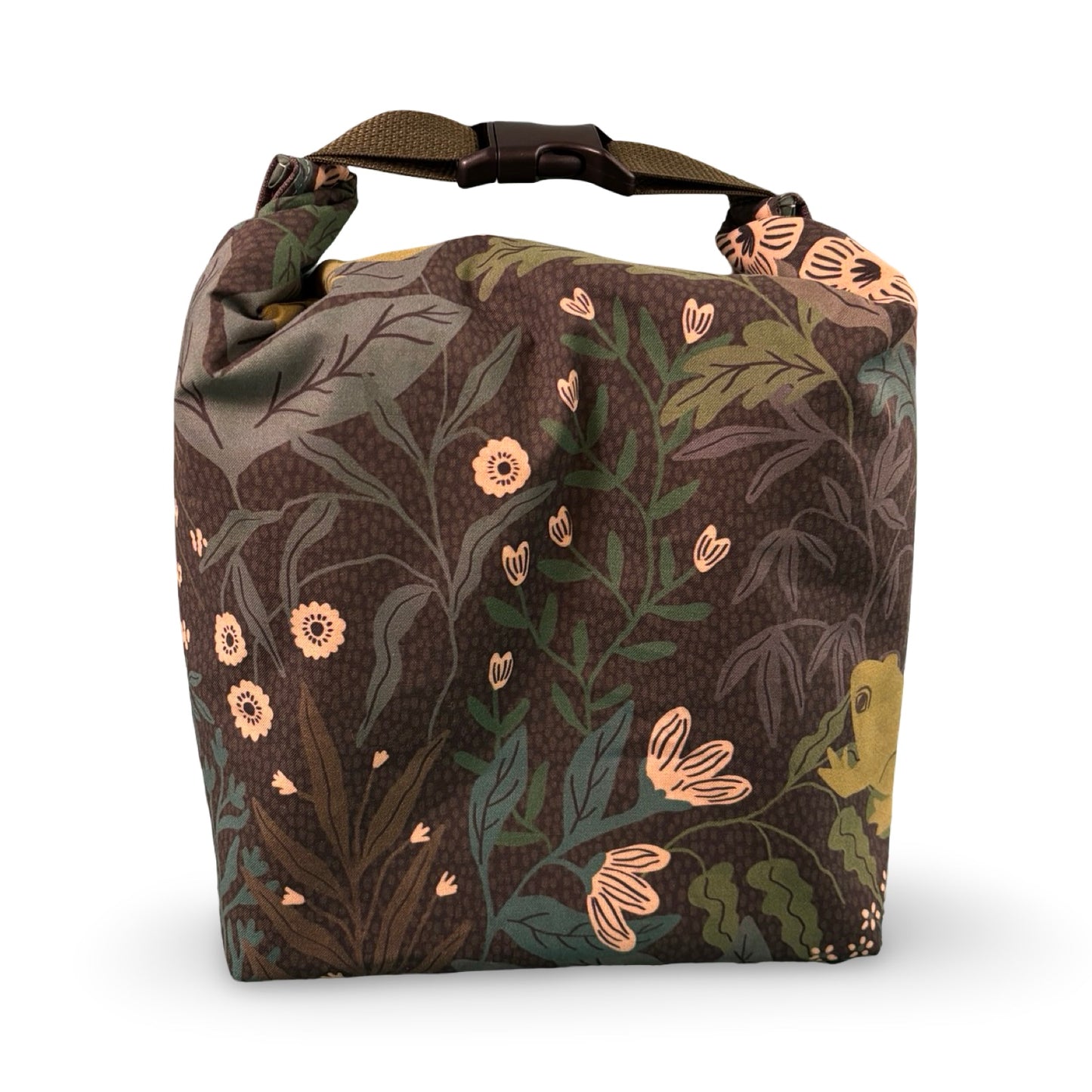Floral Frog Lunch Bag