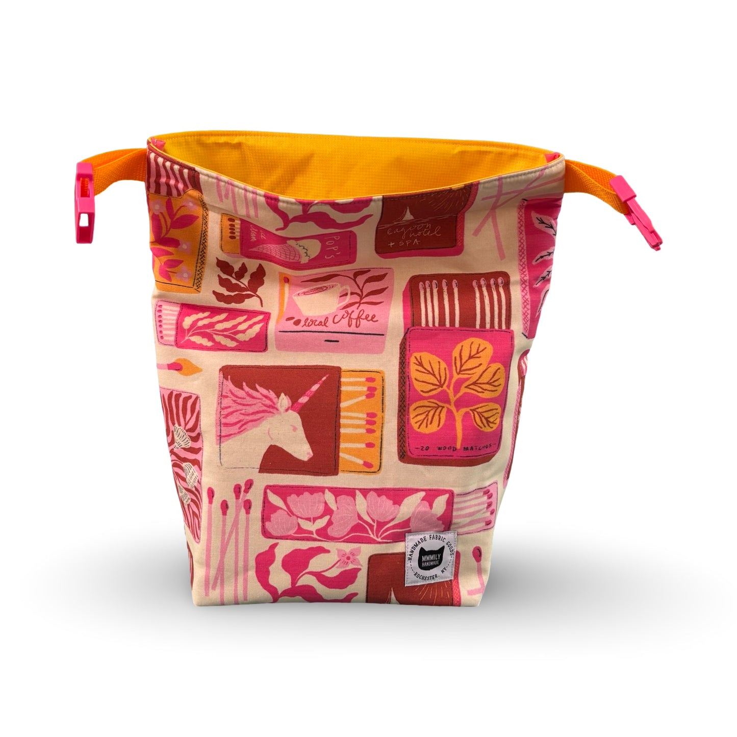 Pink Matchbooks Lunch Bag