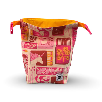 Pink Matchbooks Lunch Bag