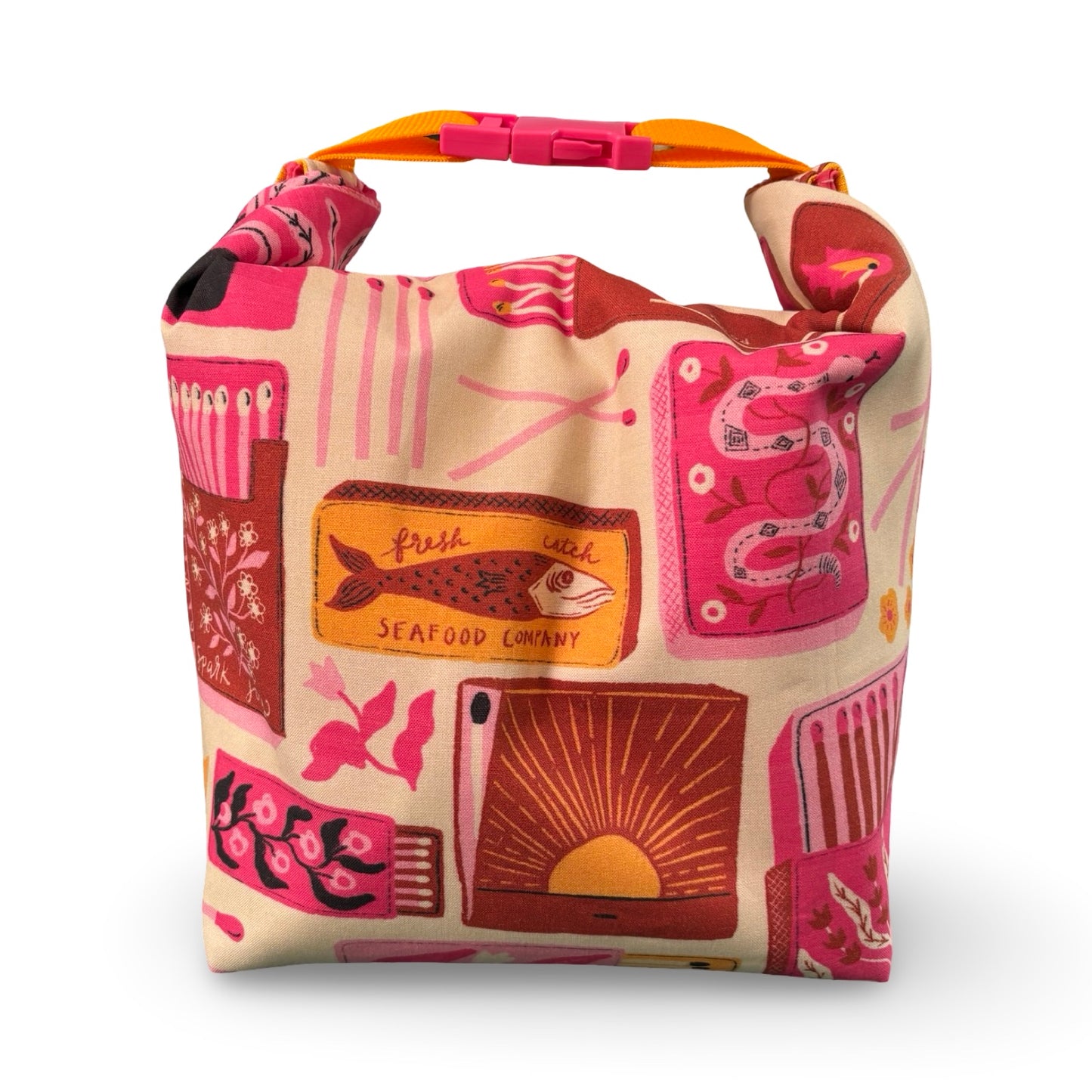 Pink Matchbooks Lunch Bag