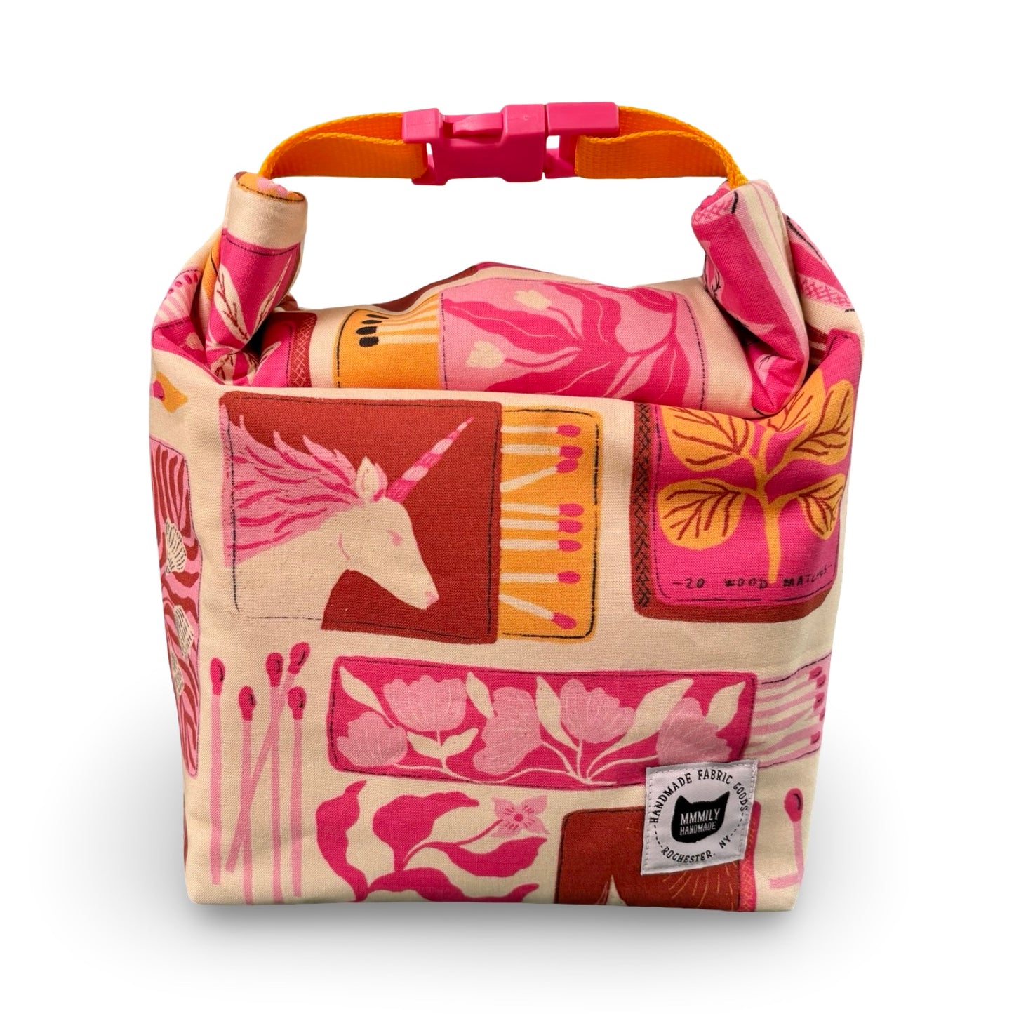 Pink Matchbooks Lunch Bag