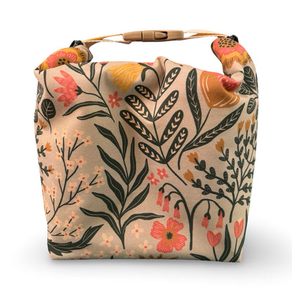Sage Floral Lunch Bag