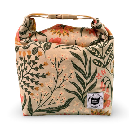 Sage Floral Lunch Bag
