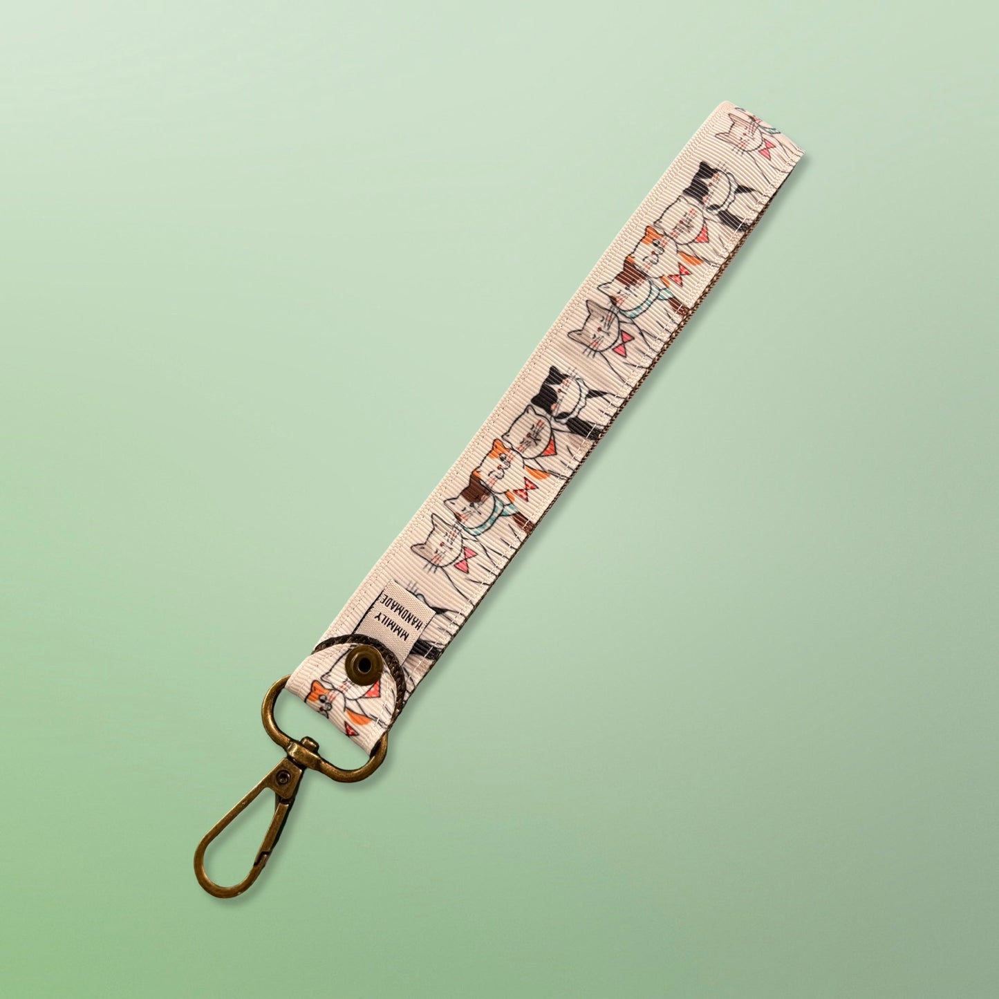 Cat Lover Wristlet Strap