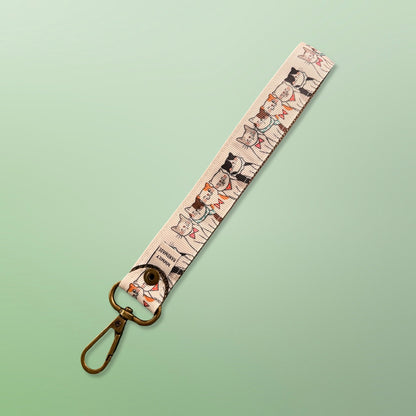 Cat Lover Wristlet Strap