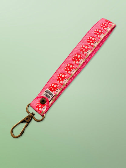 Mushroom Wristlet Strap