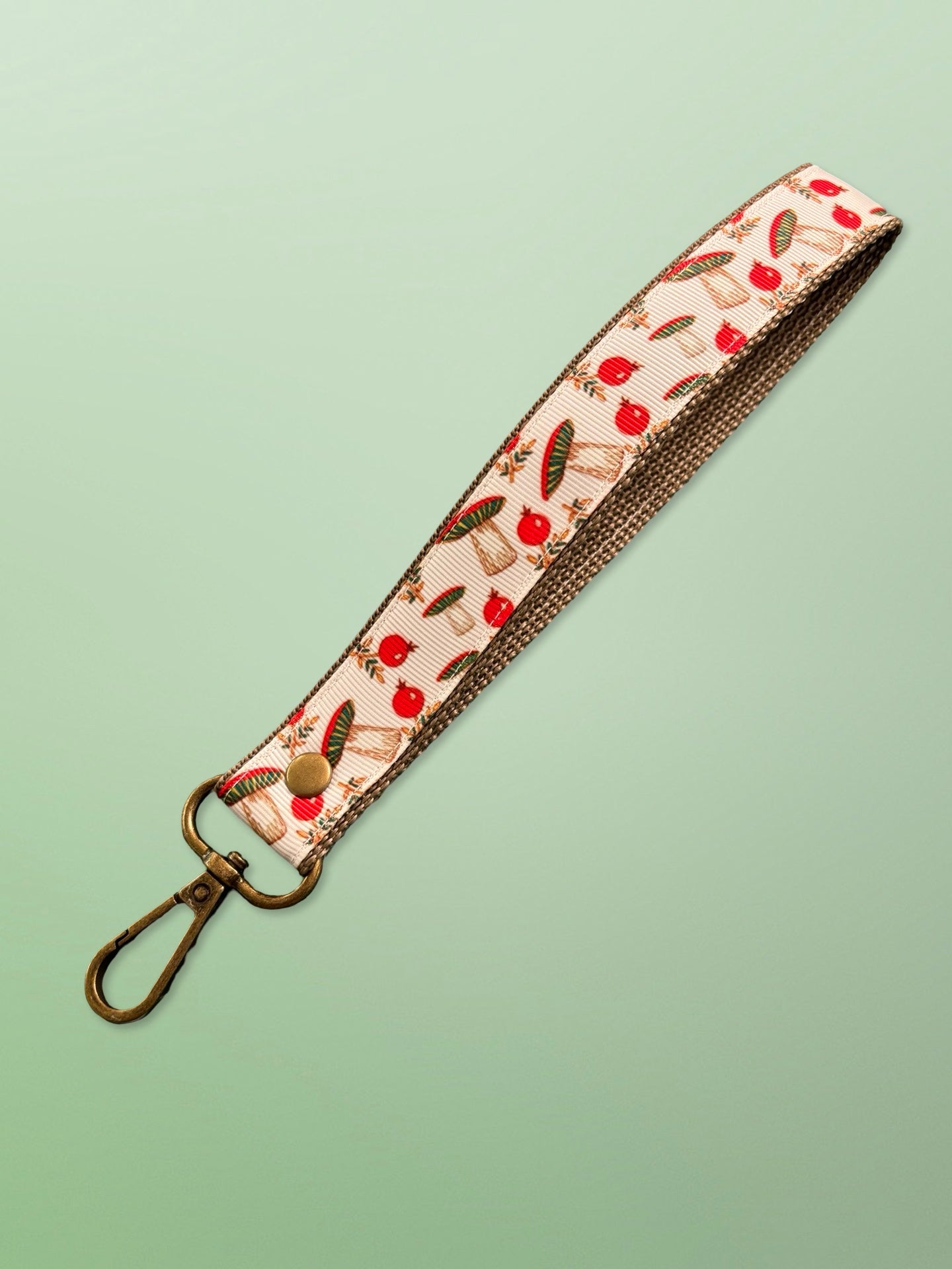 Mushroom Wristlet Strap