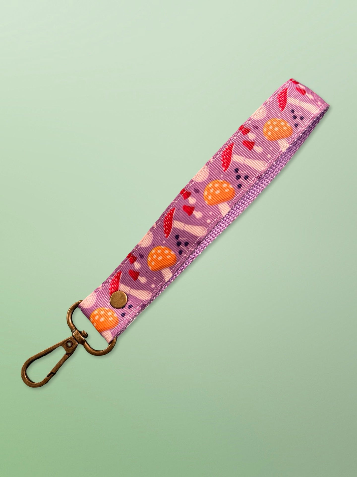 Mushroom Wristlet Strap