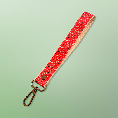 Floral Wristlet Strap