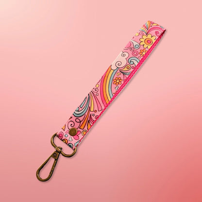 Abstract Wristlet Strap