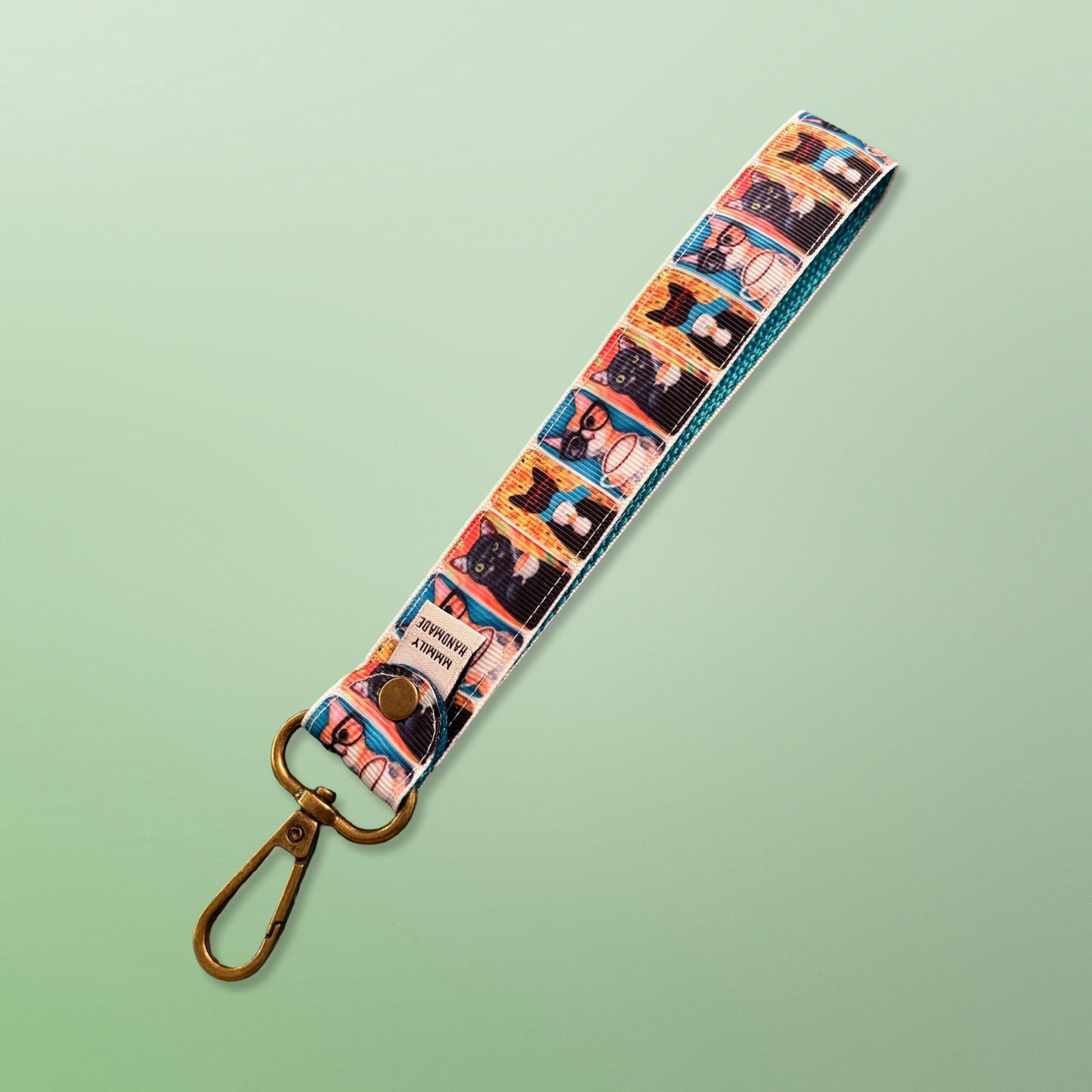 Cat Lover Wristlet Strap