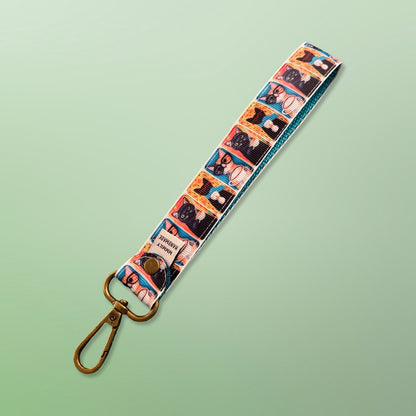 Cat Lover Wristlet Strap