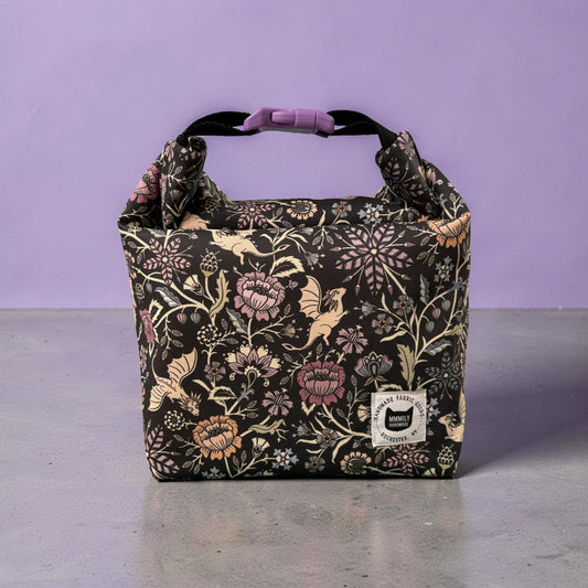 Floral Dragons Lunch Bag